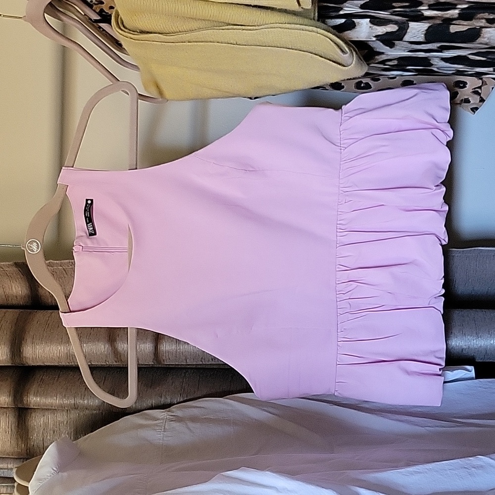 ZARA Halter neck cropped top